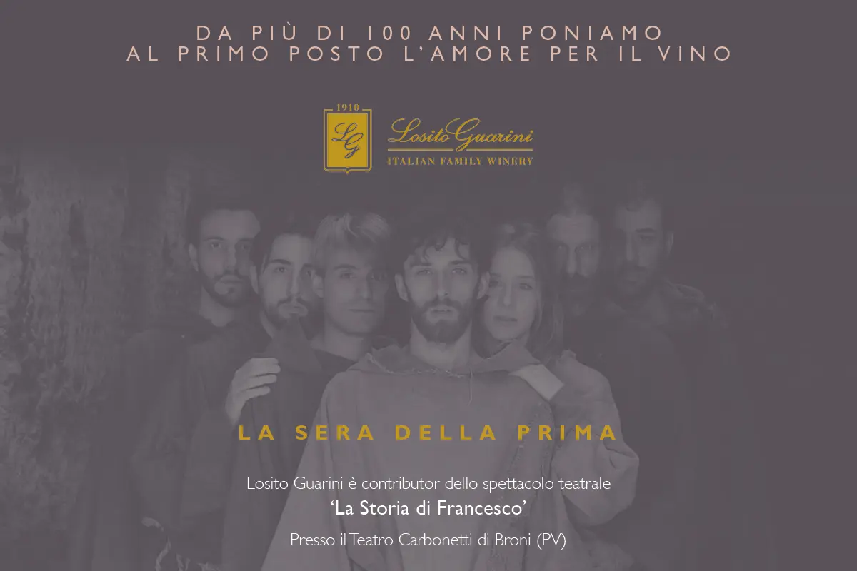 Prima teatrale per il Lebollé Pinot Noir Metodo Classico! - Losito e Guarini